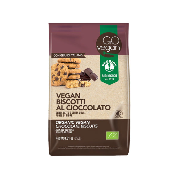 Probios Bio Biscuiti Vegani Cu Ciocolata 250G