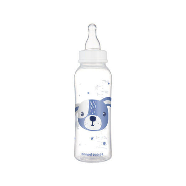 Canpol Babies Biberon Cu Gat Ingust 250ml Pp Cute Animals 11/841