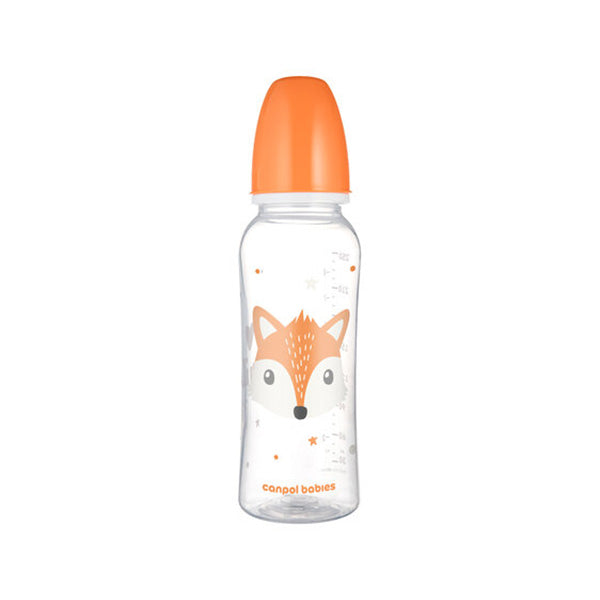 Canpol Babies Biberon Cu Gat Ingust 250ml Pp Cute Animals 11/841_ora