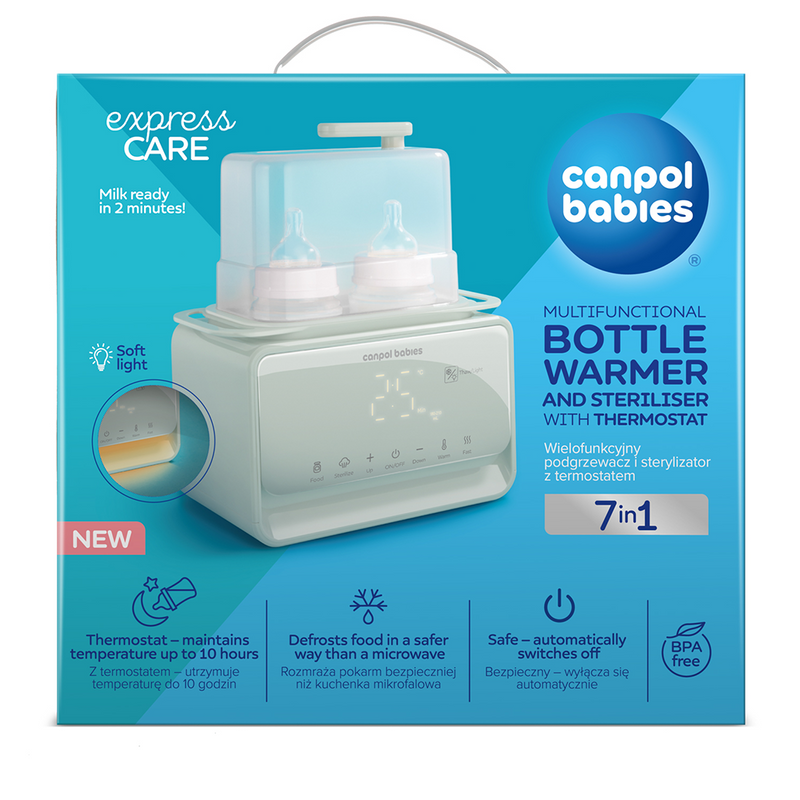 Canpol Babies Sterilizator și Incalzitor 7 in 1 cu termostat si lampa 12/218