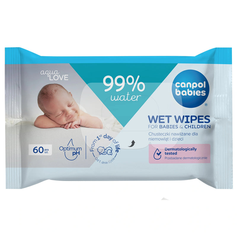Servetele umede pentru bebelusi 99% apa, 10 pachete X 60buc, 600 buc