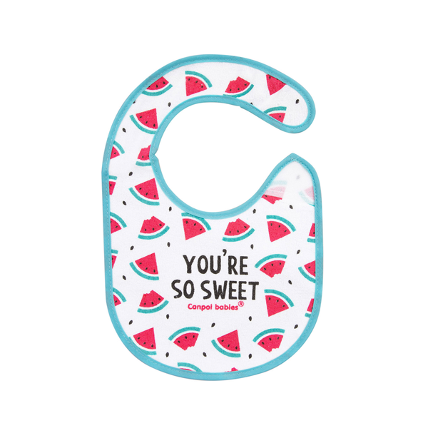 Canpol Babies Baveta Impermeabila din bumbac So Cool Roz 15/114_pin