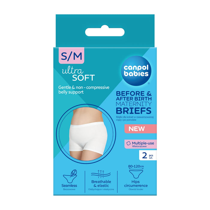 Chiloți pentru femei în sarcină avansată și după naștere 2 buc. S/M, 16/000, Canpol babies