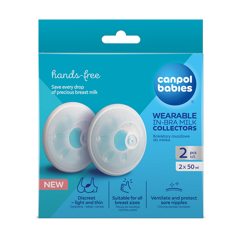 Colectoare de lapte tip scoica de lactatie, 2 Buc 1/700, Canpol babies