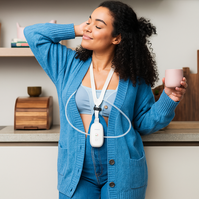 Pachet de alaptare cu Pompa de San Dubla tip Scoica Poratbila in Sutien si Comprese De San Calmante Hidrogel Cu Lanolina