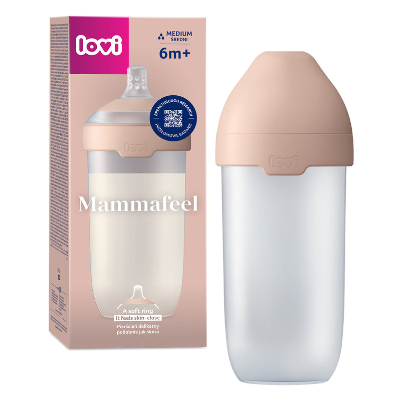 Biberon Mammafeel cu tetina anti-colic 330 ml 21/597