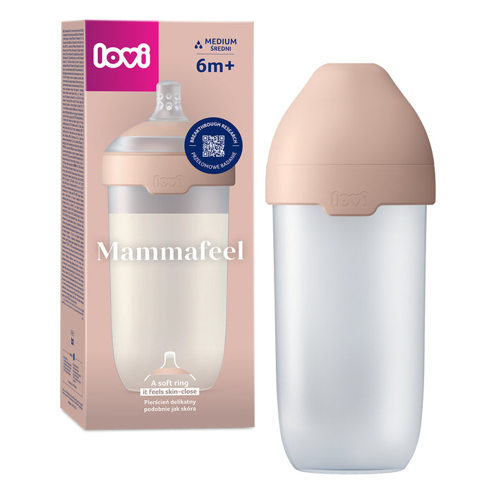 Biberon Mammafeel cu tetina anti-colic 330 ml 21/597
