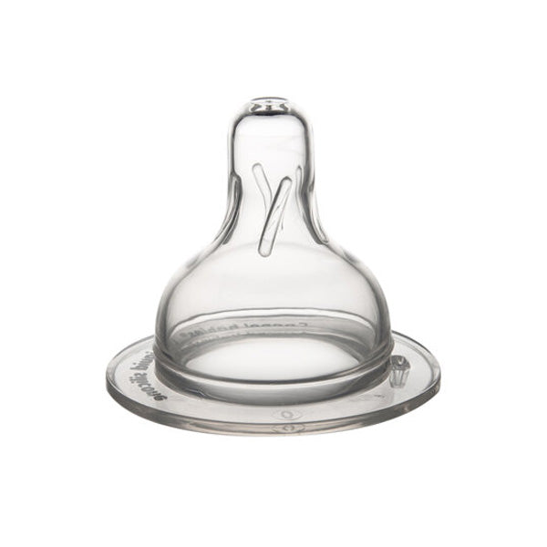 Canpol Babies Tetina Silicon Mini Pentru Biberon Cu Gat Larg 2 Buc Easystart 21/729
