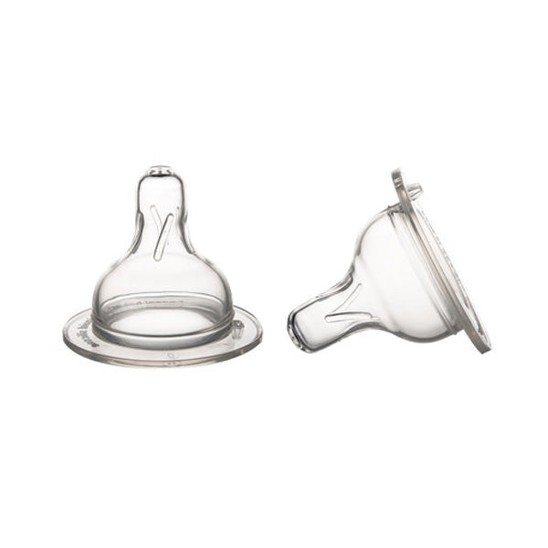 Canpol Babies Tetina Silicon Flux Mare Pentru Biberon Cu Gat Larg 2 Buc Easystart 21/732