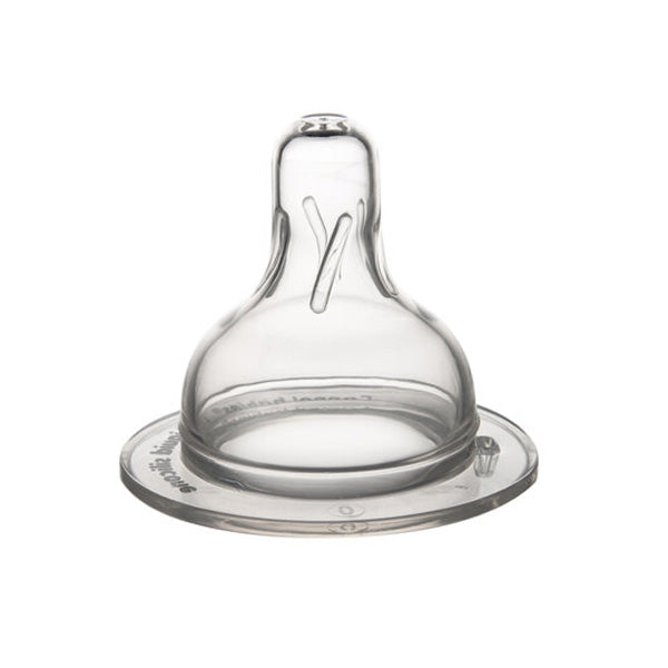 Canpol Babies Tetina Silicon Flux Mare Pentru Biberon Cu Gat Larg 2 Buc Easystart 21/732