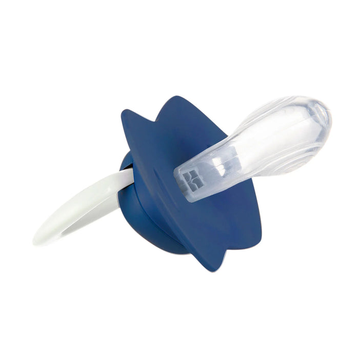 Suzeta Simetrica din Silicon 6-18 Luni, 2 Buc,Fosforescenta Sleepy Koala,22/659_Blu, Canpol babies