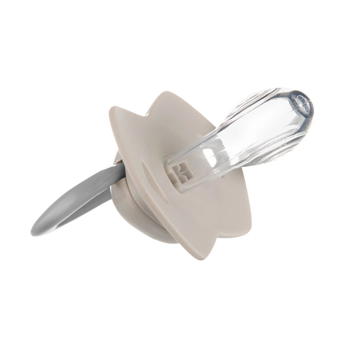 Suzeta Simetrica din Silicon 6-18 Luni, 2 Buc,Fosforescenta Sleepy Koala,22/659_Blu, Canpol babies