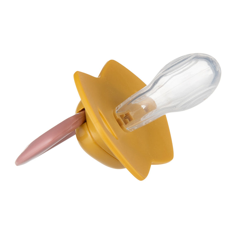 Canpol Babies Suzeta simetrica din silicon 6-18m Gold 2 Pcs 22/665_Pin