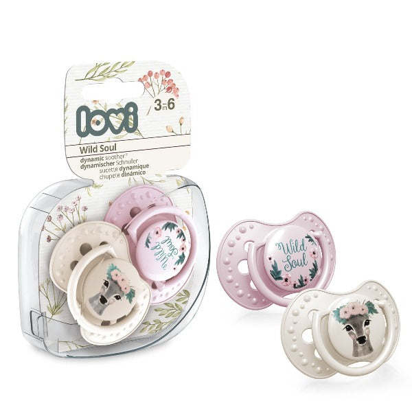 Lovi Suzeta Silicon Dynamic 3-6M 2 Pcs Wild Soul Fata - 22/883Girl