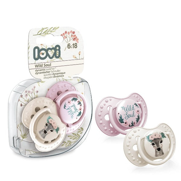Lovi Suzeta Silicon Dynamic 6-18M 2 Pcs Wild Soul Fata - 22/884Girl