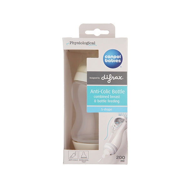 Canpol Babies Biberon Anticolici Cu Gat Larg S-Shape 200 ml Pp 24/201