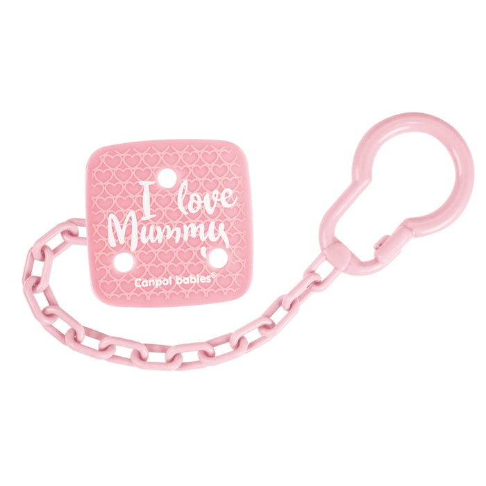 Lantisor Pentru Suzeta I Love Mummy - 2/434pin, Canpol babies
