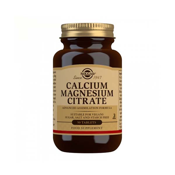 Solgar Calcium Magnesium Citrate Tabs 50S