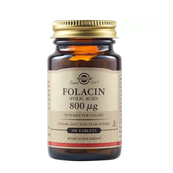 Solgar Folic Acid 800 Mg Tabs 100S