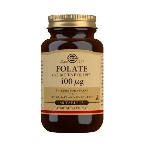 Solgar Folate 400 Mcg (Metafolin) Tabs 50S