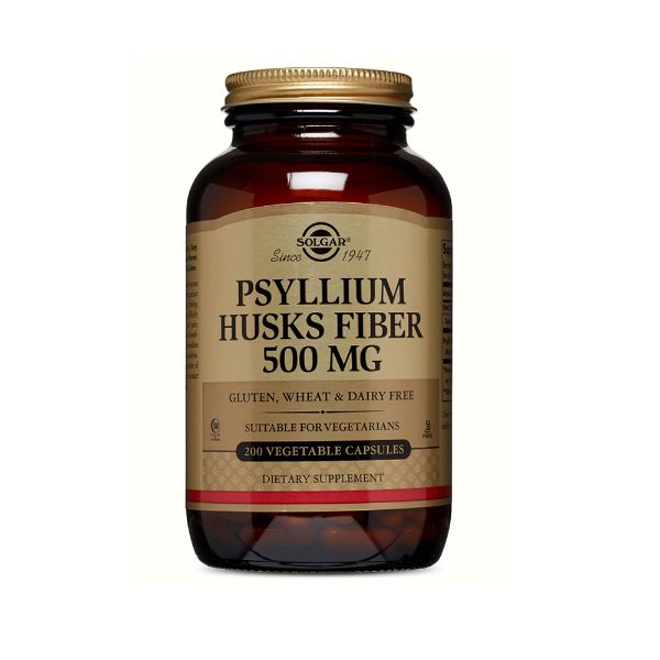 Solgar Psyllium Husks Fibre 500Mg Veg.Cap 200S