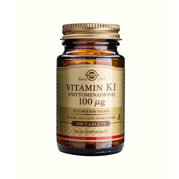Solgar Vit. K1 100 Mg Tabs 100S