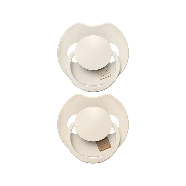 Lovi Suzeta silicon Dynamic 6-18M 2 PCS PRIME coconut/ivory- 34/402