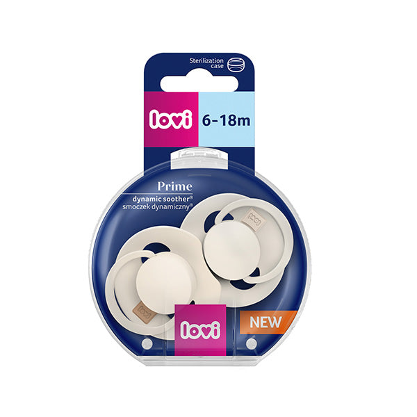 Suzeta silicon Dynamic PRIME Coconut/Ivory,  6-18M 2 buc - 34/402, LOVI