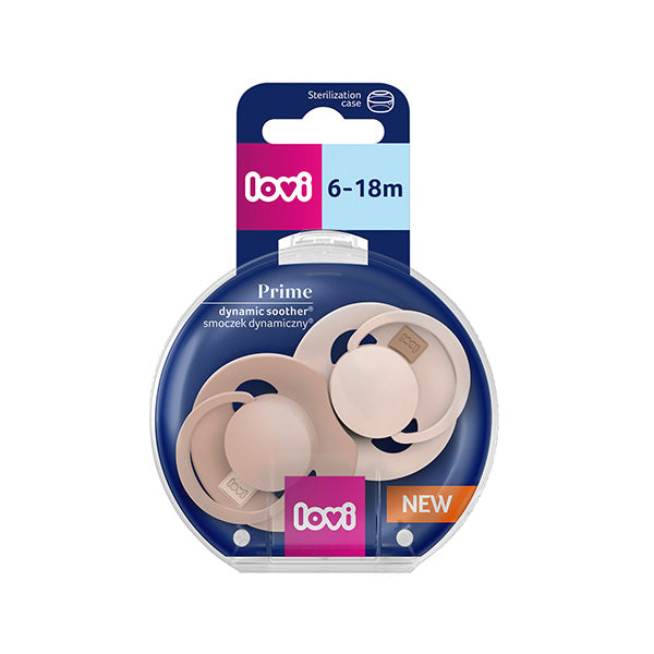 Suzeta silicon Dynamic PRIME Nude/Blush, 6-18M 2 buc - 34/406, LOVI