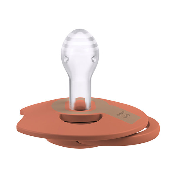Suzeta silicon Dynamic PRIME Granola/Orange, 6-18M 2 buc - 34/410, LOVI