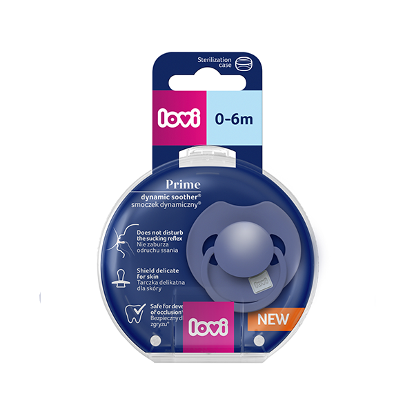 Suzeta silicon Dynamic PRIME Blue, 0-6M 1 buc  - 34/417, LOVI