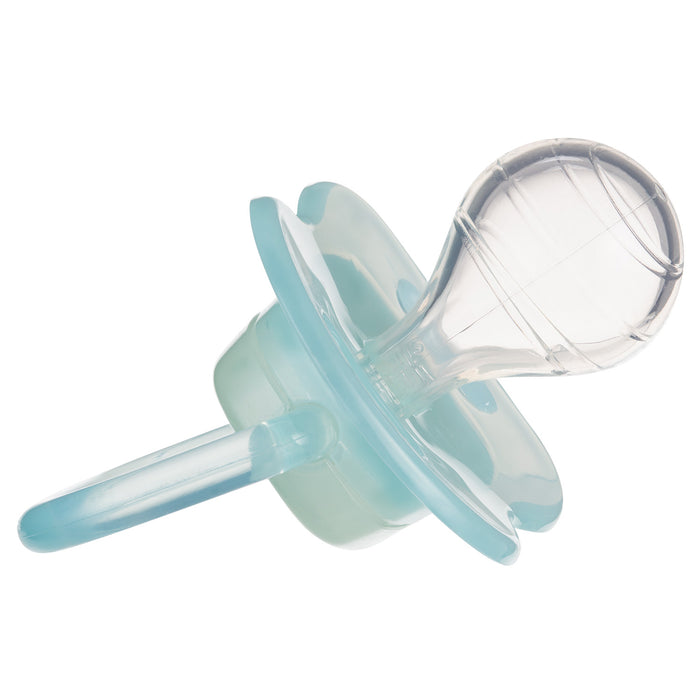 Suzeta rotunda din silicon 18+ LOVE and SEA, 1buc 34/902_blu