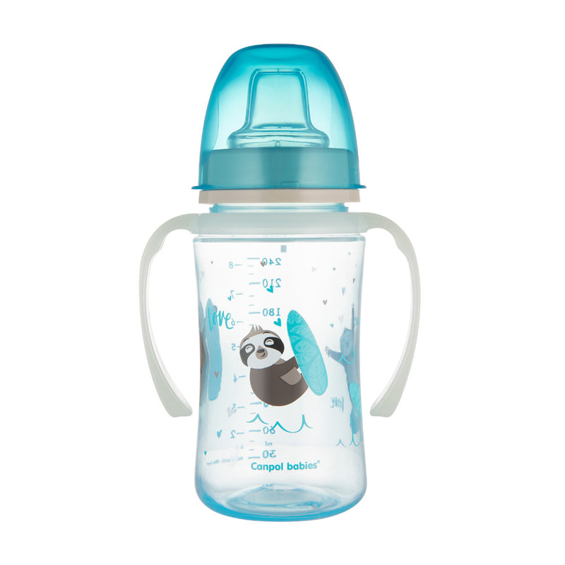 Canpol Babies Cana Antrenament Easy Start 240 ml Exotic Animals - 35/208_Blue