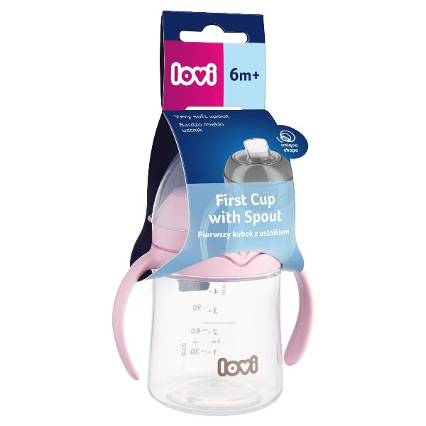 LOVI Prima cana a bebelusului 150 ml Pink 35/353
