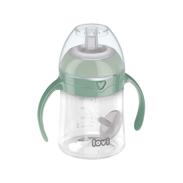 LOVI Prima cana cu pai 150ml Green 35/364