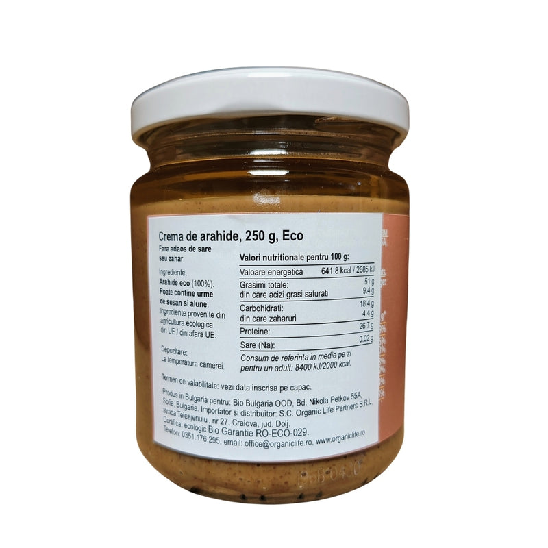 Cremă de Arahide 250 G, ECO