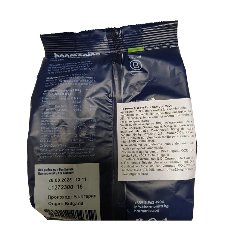 Prune uscate 200 G, ECO