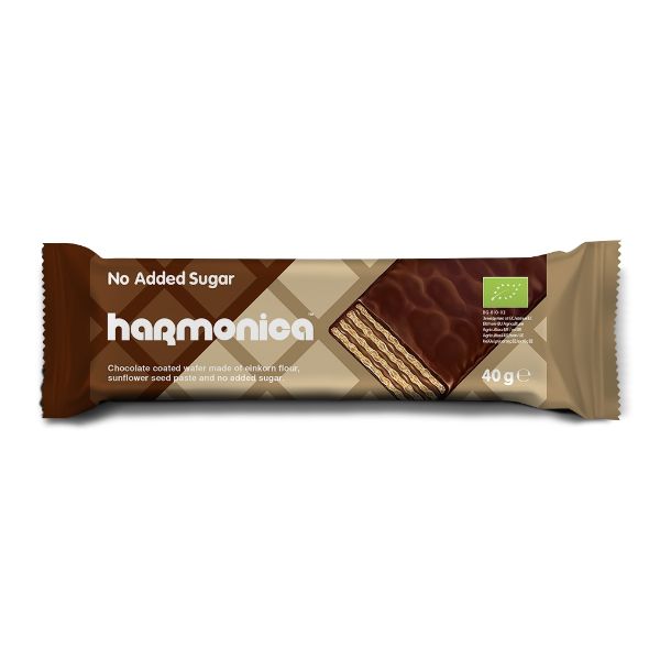 Napolitana crocanta fara zahar invelita in ciocolata 40G, ECO
