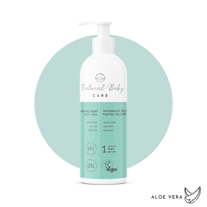 Gel de dus natural pentru bebelusi, 200 ml