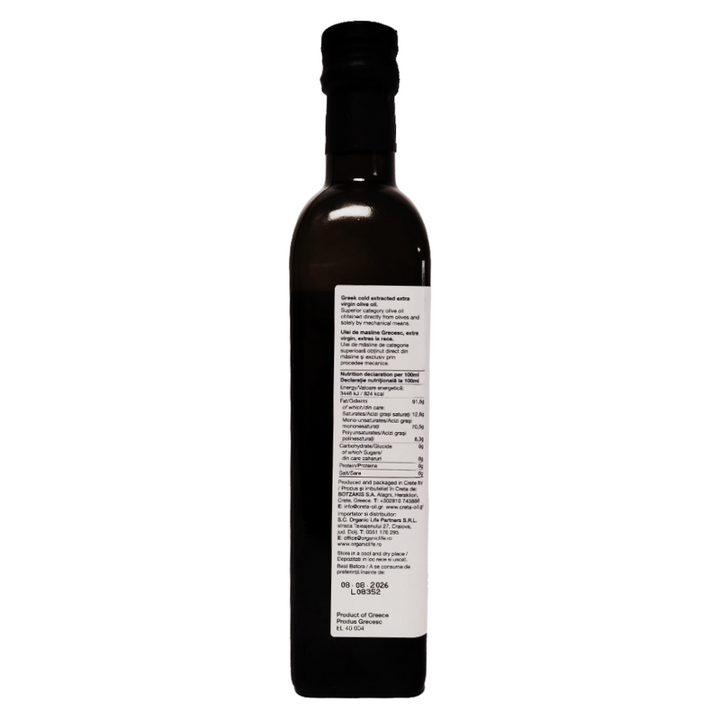 CRETAOIL Ulei de măsline extra virgin Printul Cretan 500ml, sticlă