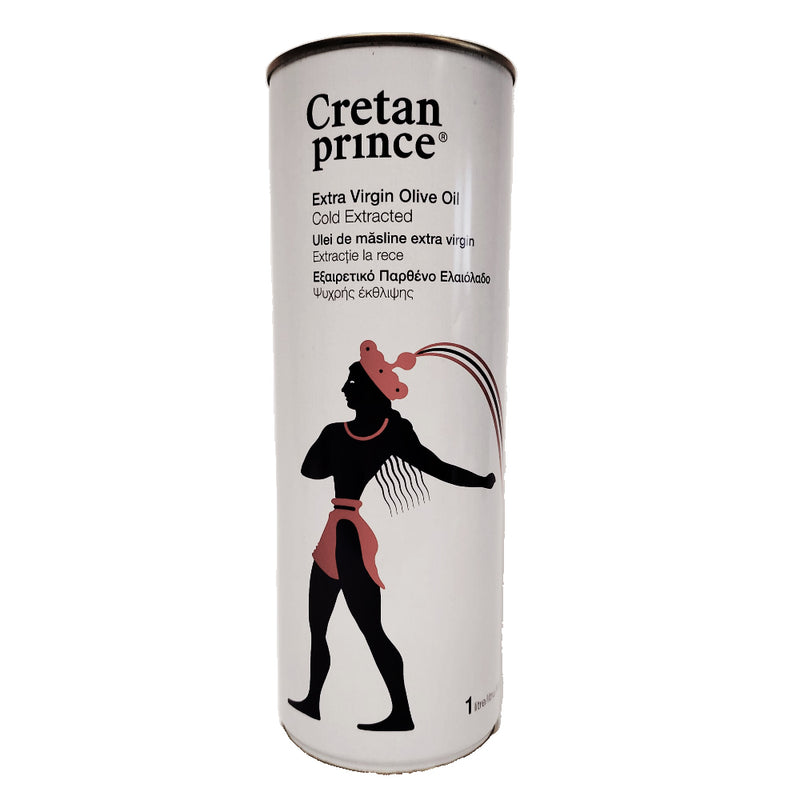 CRETAOIL Ulei de măsline extra virgin Printul Cretan 1L, cutie metal