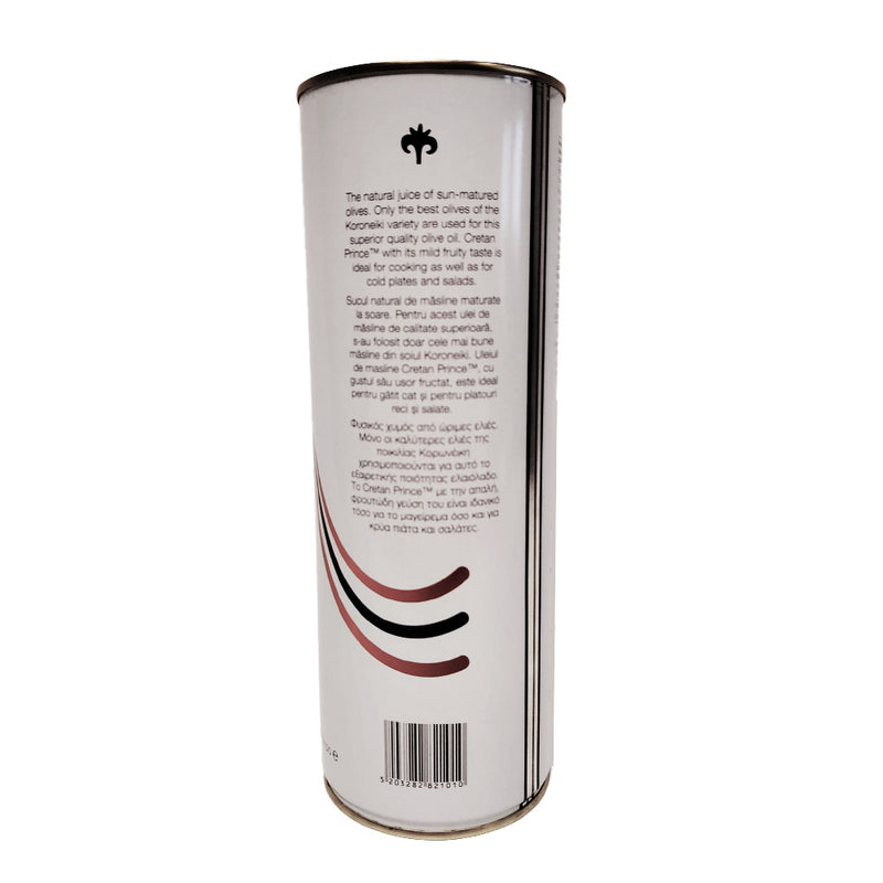 CRETAOIL Ulei de măsline extra virgin Printul Cretan 1L, cutie metal