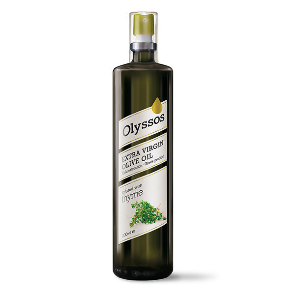 CRETAOIL Ulei de masline extra virgin Olyssos aromatizat cu cimbru 200 ml, spray