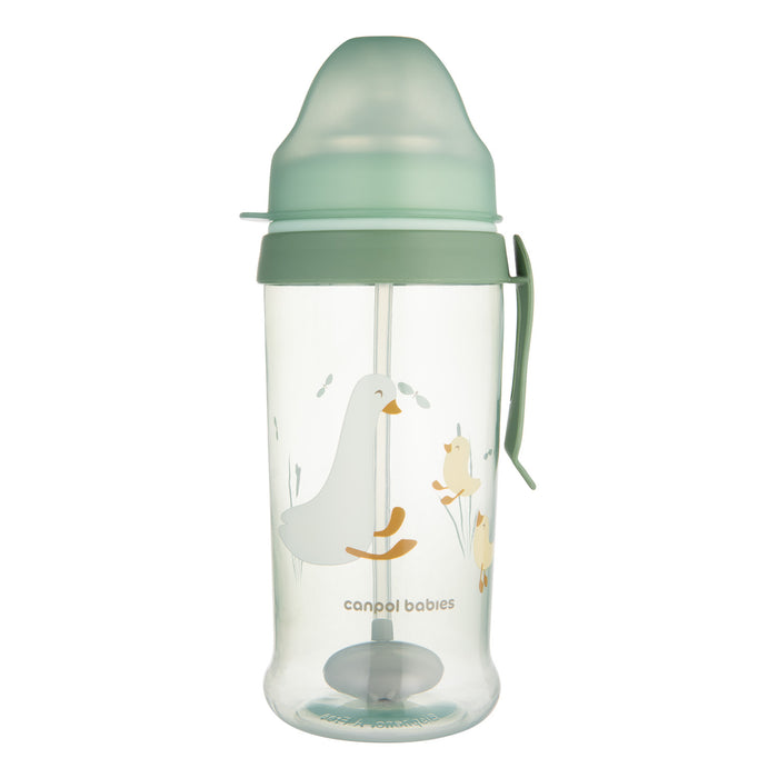 Cana Sport Anti Varsare cu Pai 350ml Geese 56/510_gre, Canpol babies