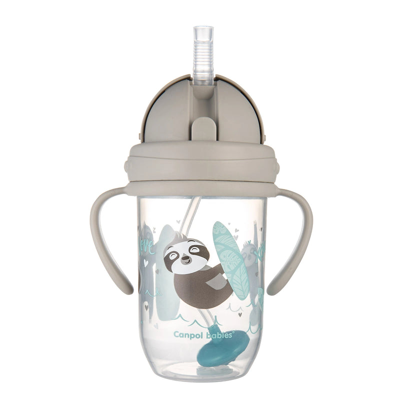Canpol Babies Cana Anti-Varsare Cu Pai 270ml Exotic 56/606_Grey