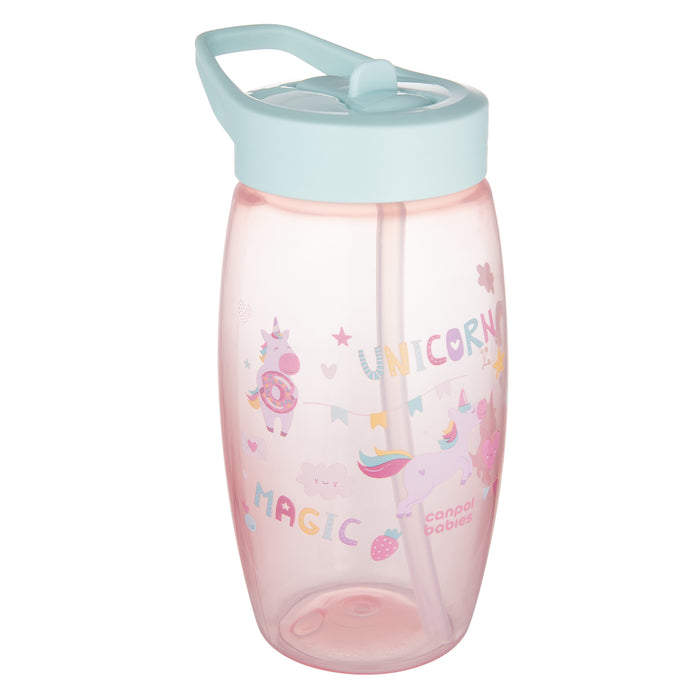 Cana cu Pai Pliabila, 400ML Unicorn 56/618_pin, Canpol babies