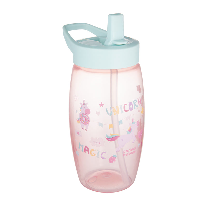 Cana cu Pai Pliabila, 400ML Unicorn 56/618_pin, Canpol babies