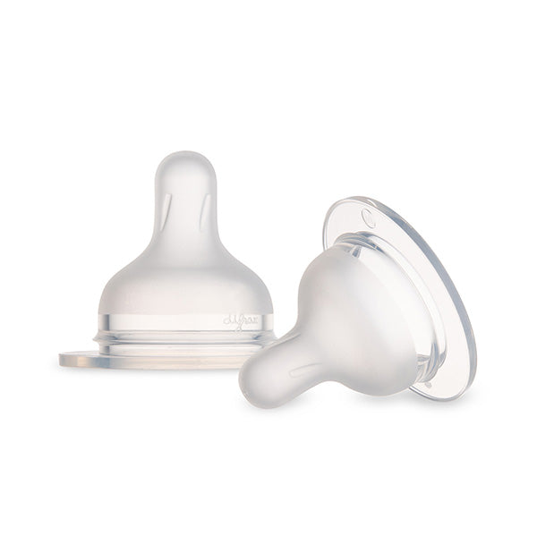 Canpol Babies Tetina fizioligica din silicon S (mini) pentru biberon S-SHAPE 2 buc 59/891