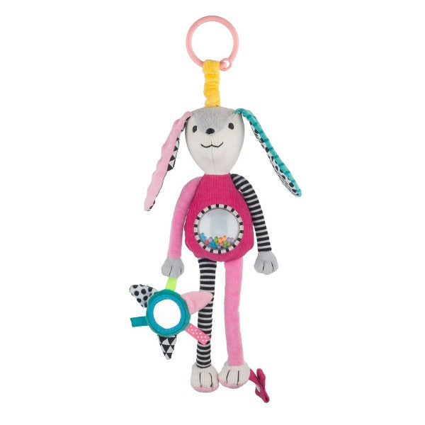Canpol babies Jucarie Plus cu Sunatoare si Oglinda LONG EARS, pt carucior/patut, 68/061