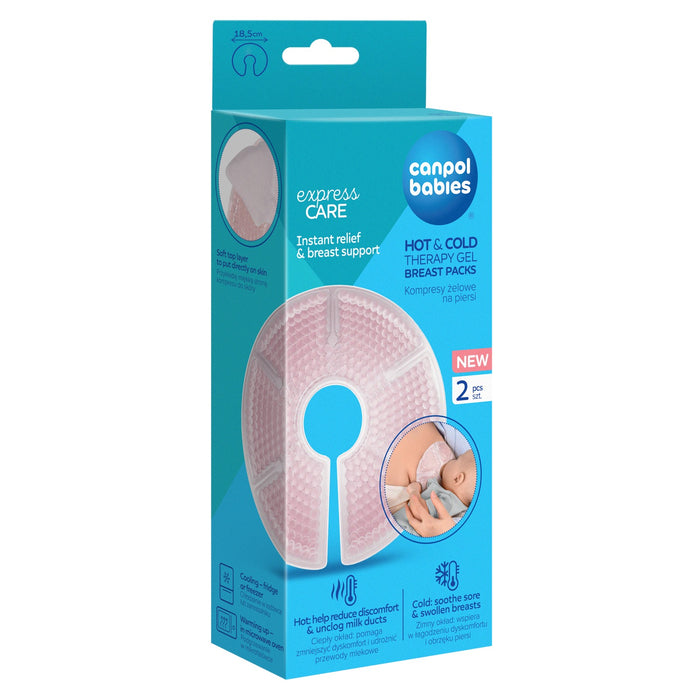 Comprese cu Gel pentru Sani Pentru Terapie Calda sau Rece, 2 buc. 78/023, Canpol babies